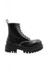 Balenciaga Strike Lace-up Boots In Default Title