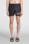 GIVENCHY GIVENCHY BEACHWEAR IN BLACK POLYESTER