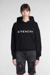 GIVENCHY GIVENCHY SWEATSHIRT IN BLACK COTTON