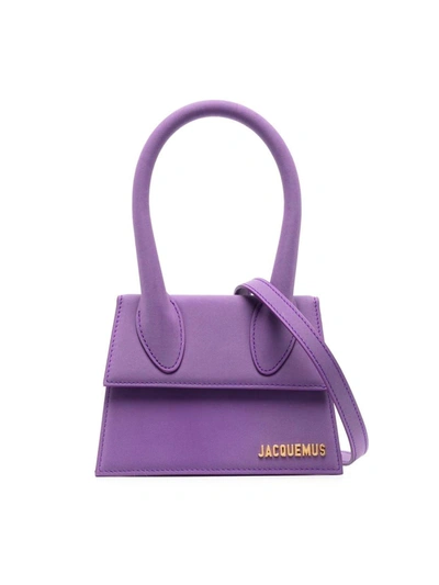 Jacquemus Le Chiquito Moyen Bag In Purple