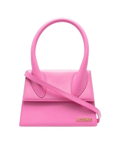 Jacquemus Pink Le Papier 'le Chiquito Moyen' Bag