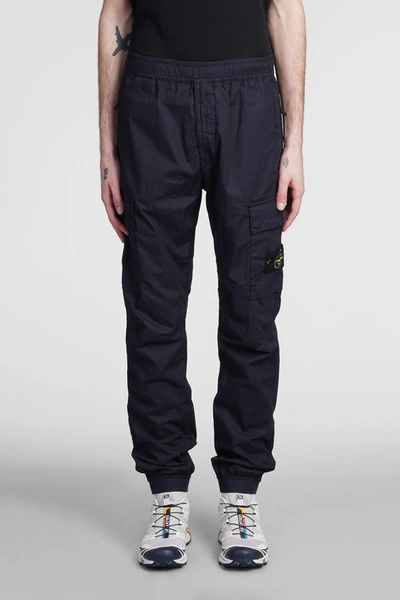 Stone Island Pants In Blue