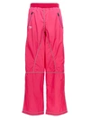Tom Ford Logo Track Pants With Overlock Stitch In Fuchsia