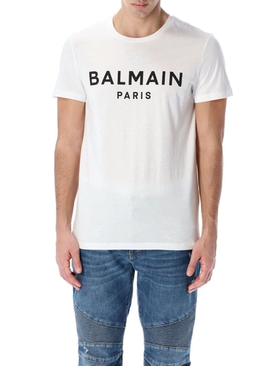 Balmain Logoed T-shirt In White