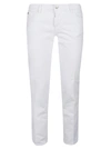 Dsquared2 Cropped Denim Jeans In White