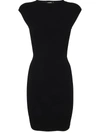 Dsquared2 Open-back Sleeveless Minidress In Black