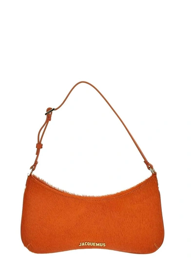 Jacquemus Le Bisou Shoulder Bag In Orange