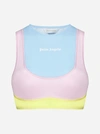 Palm Angels Miami Training Crop Top In Multicolor