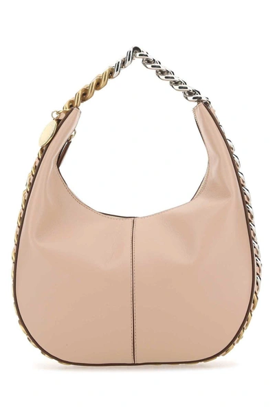 Stella Mccartney Frayme Chain Zipped Tote Bag In Blush