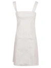 Stella Mccartney Vintage Denim Mini Dress In White