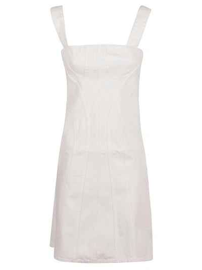 Stella Mccartney Vintage Denim Mini Dress In White