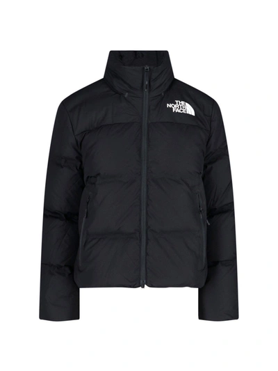 The North Face 1996 Retro Nupste Zipped Puffer Jacket In Black