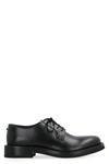 VALENTINO GARAVANI VALENTINO DERBY ROCKSTUD ESSENTIAL LEATHER LACE-UP SHOES