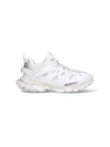 Balenciaga Track Logo-detailed Mesh And Rubber Sneakers In White
