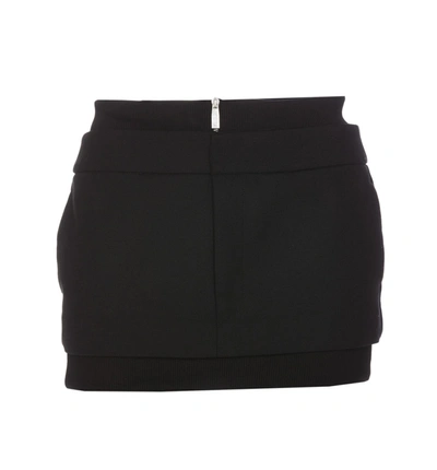 Off-white Mini Skirt In Negro