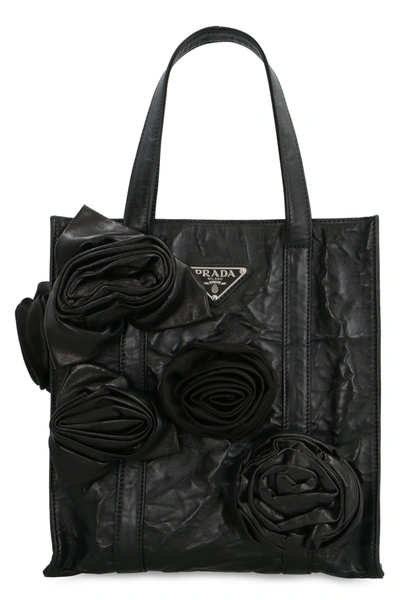 Prada Leather Handbag In Default Title