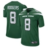 NIKE YOUTH NIKE AARON RODGERS GOTHAM GREEN NEW YORK JETS GAME JERSEY