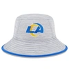 New Era Gray Los Angeles Rams Game Bucket Hat In Gray
