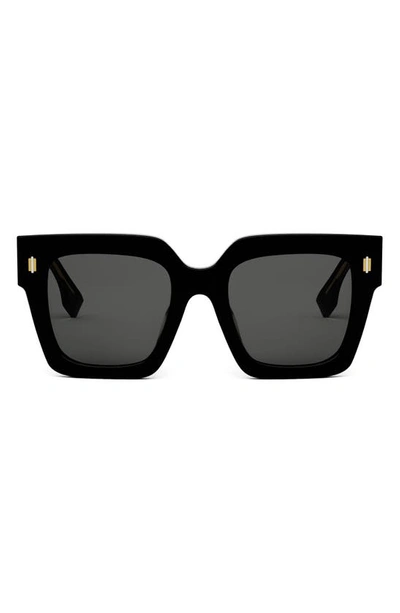 Fendi Roma 50mm Square Sunglasses In Grey