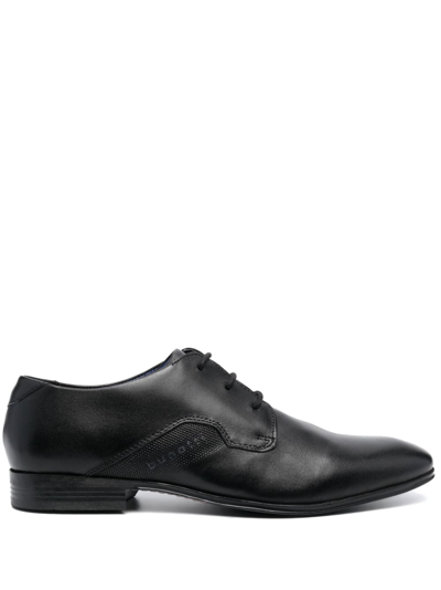 Bugatti Mattia Eco Leather Oxford Shoes In Black