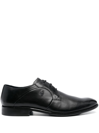 Bugatti Mansueto Flex Leather Oxford Shoes In Black
