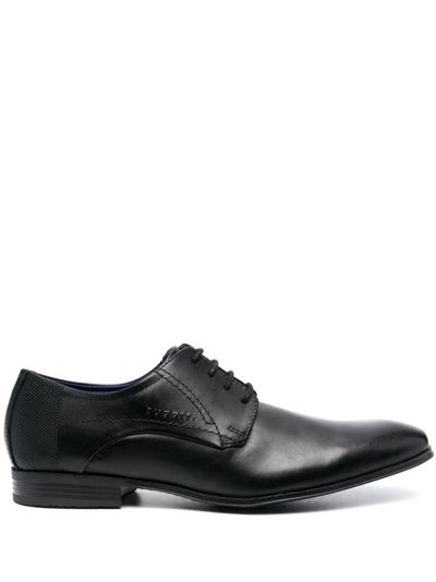 Bugatti Mattia Ii Lace-up Derby Shoes In Black