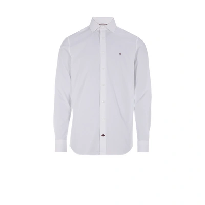 Tommy Hilfiger Man Shirt White Size Xl Cotton