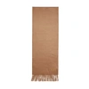 Max Mara Monogram Cashmere Scarf In Cammello