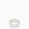 ALEXANDER MCQUEEN IVORY RING WITH LOGO,752015J160Y/N_ALEXQ-1117_330-21