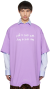 VETEMENTS PURPLE 'WE ARE BOY WE ARE GIRL' T-SHIRT
