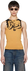 Y/PROJECT TAN TATTOO ARMS TANK TOP