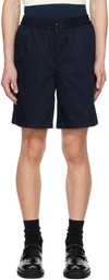 Ami Alexandre Mattiussi Ami Paris Bermuda With Elastic In Nautic Blue/491