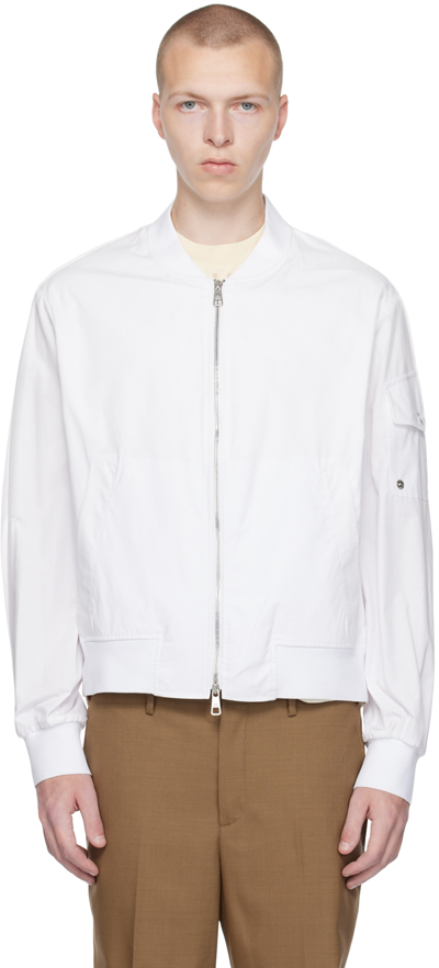 Neil Barrett Lightweight Hybrid Zip-Up Bomber