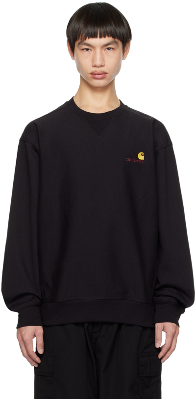 Carhartt Black American Script Sweatshirt