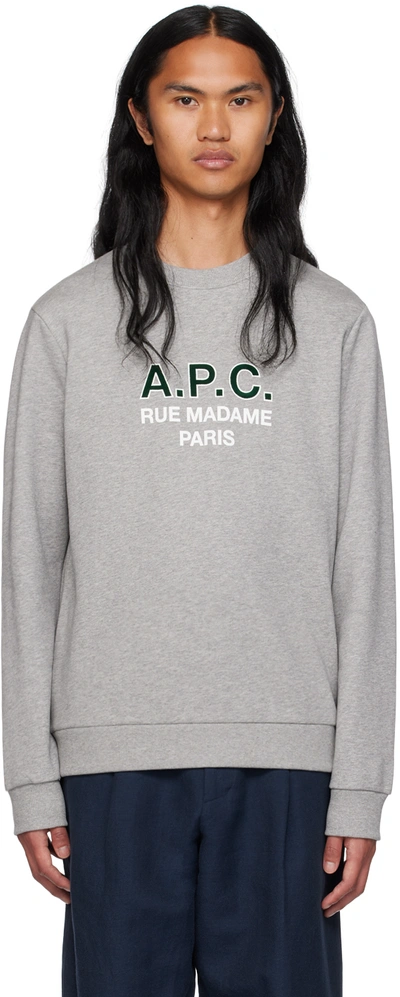 Apc Rufus Sweater In Grey