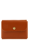 Il Bisonte Caramel Leather Coin Purse