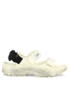 Lanvin X Suicoke Curb Laces Slippers In Gold
