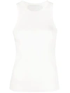 3.1 Phillip Lim Cotton Blend Crepe Tank Clothing In Cr110 Cream