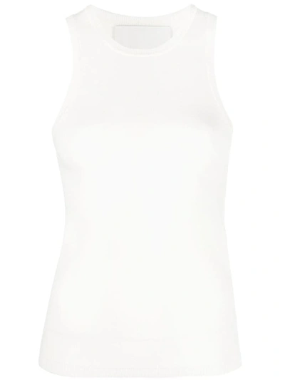 3.1 Phillip Lim Cotton Blend Crepe Tank Clothing In Cr110 Cream