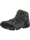 Bearpaw Brock Mens Suede Waterproof Hiking Boots In Brown