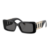 Tiffany & Co Tf 4197 8001s4 62mm Womens Rectangle Sunglasses In Grey
