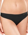 Gucci Women's Invisibles Microfiber Stretch Hipster Underwear D3429 In Black