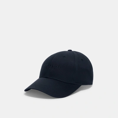 Coach Outlet Baseball Hat With Embroidery In Blue