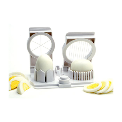 Norpro Multi Functional Egg Slicer, Wedger, Piercer And Garnish Tool, White