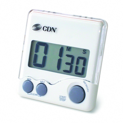 Cdn Digital Loud Alarm Big Digit Timer Tm7 In White