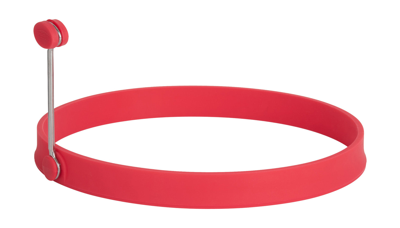 Trudeau Silicone Pancake Ring, 6-inch In Red