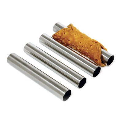 Norpro Stainless Steel Cannoli Forms, 5.75-inch, Set Of 4 In Silver