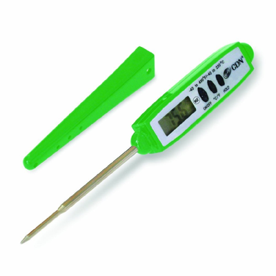 Cdn Proaccurate Quick Read Waterproof Pocket Thermometer With Sheath Green