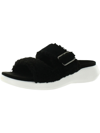 KOOLABURRA PASEA WOMENS FAUX FUR SLIP-ON SLIDE SANDALS