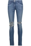 3X1 W2 distressed mid-rise skinny jeans